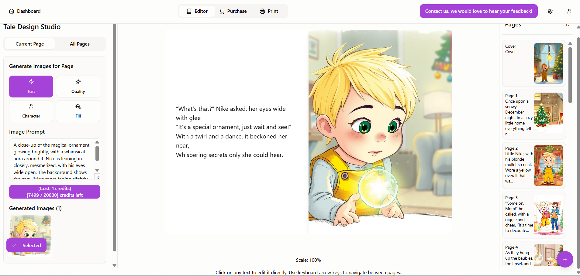 Step 2: 2. Customize Characters & Scenes